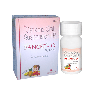 Pancef-O Dry Syrup Pineapple