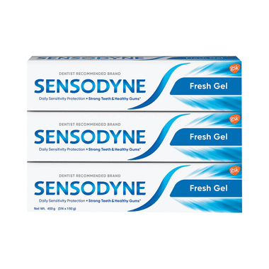 Sensodyne Fresh Gel Sensitive Toothpaste (150gm Each)