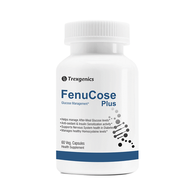 Trexgenics FenuCose Plus Diabetes Support Veg Capsules