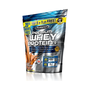 Muscletech Premium 100% Whey Protein Powder Deluxe Chocolate