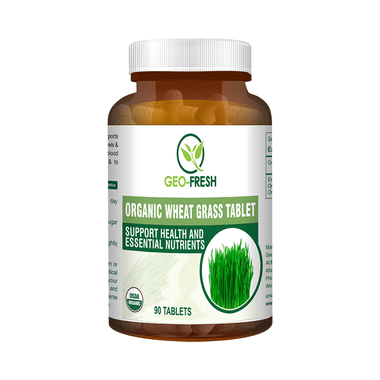 Geo Fresh Organic Wheat Grass 500mg Tablet