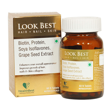 HealthBest Look Best Hair Nail Skin Tablet