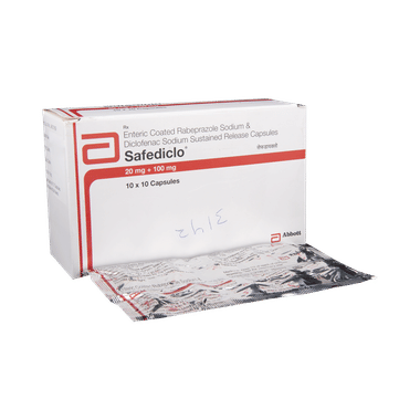 Safediclo 20mg/100mg Capsule SR
