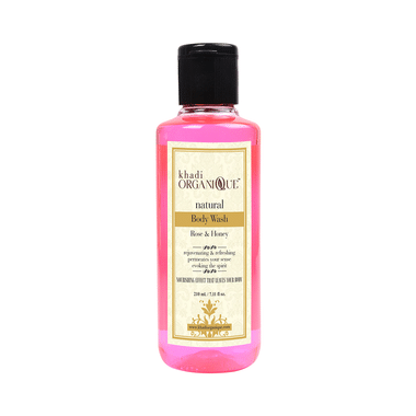 Khadi Organique Natural Body Wash Rose And Honey