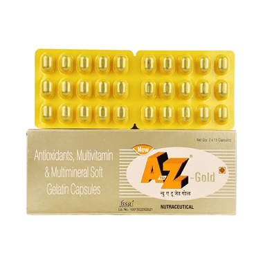 New A to Z Gold Soft Gelatin Capsule