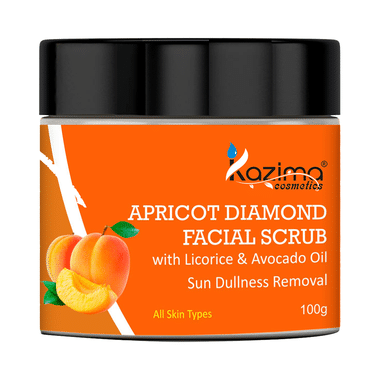 Kazima Apricot Diamond Facial Scrub