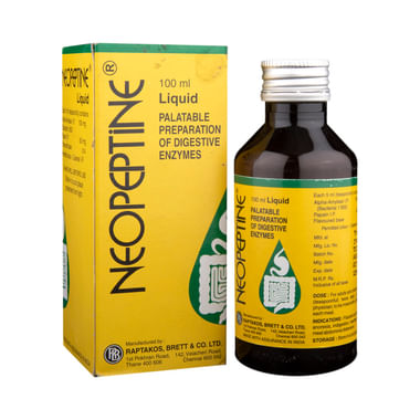 Neopeptine Liquid | Palatable Preparation Of Digestive Enzymes