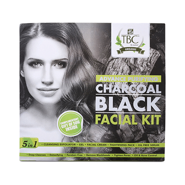 TBC Facial Kit (Complimentary Gift Of 50gm Inside) Charcoal Black