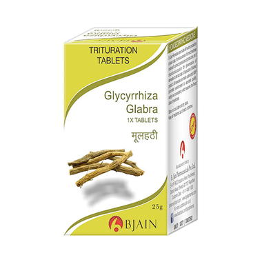 Bjain Glycyrrhiza Glabra Trituration Tablet 1X