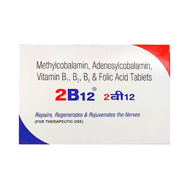 2 B12 Tablet With Methylcobalamin & Folic Acid