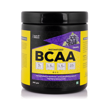 HealthVit Fitness Instantized BCAA 2:1:1 Powder Grape