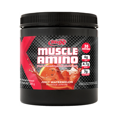 BioX Juicy Watermelon Muscle Amino Vegan Sourced Essential Amino Acids Powder