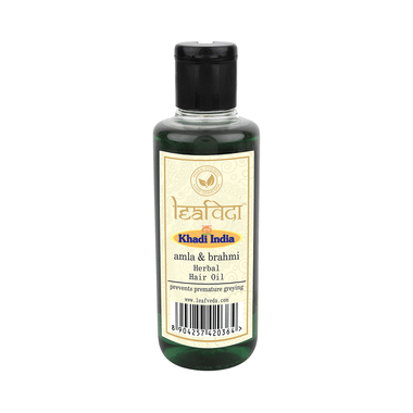 Khadi Leafveda Amla & Brahmi Herbal Hair Oil