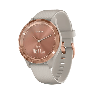 Garmin Vivomove 3S Hybrid Smartwatch Light Sand With Rose Gold