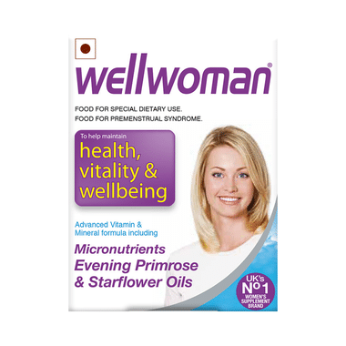 Wellwoman Health Supplement Capsule With Vitamins & Minerals | For Premenstrual Syndrome Capsule