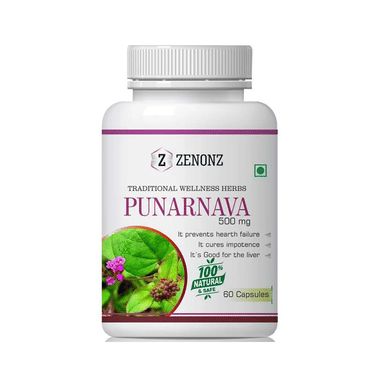 Zenonz Punarnava 500mg Capsule