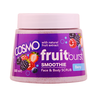 Cosmo Fruit Burst Smoothie Face & Body Scrub Berry