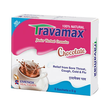 Travamax Junior Herbal Granules Sachet (5gm Each) Chocolate