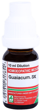 ADEL Guaiacum Dilution 3X