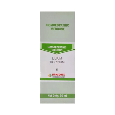 Bakson's Homeopathy Lilium Tigrinum Dilution 6 CH