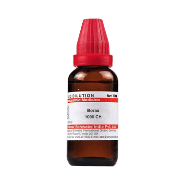 Dr Willmar Schwabe India Borax Dilution 1000 CH
