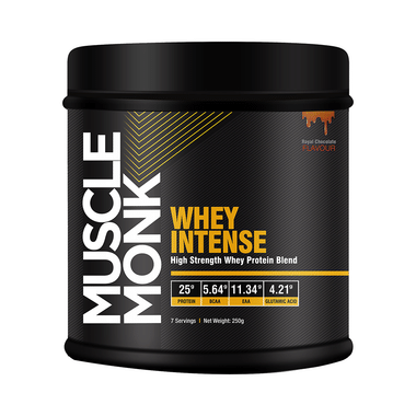 Muscle Monk Whey Intense High Strength Whey Protein Blend Royal Chocolate