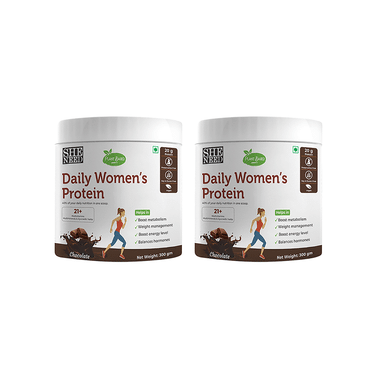 SheNeed Plant Based Daily Women’s Protein Powder (300gm Each) Chocolate