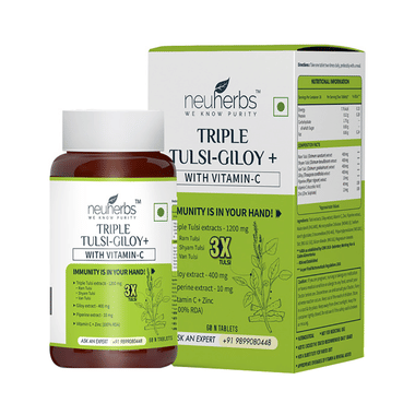 Neuherbs Triple Tulsi-Giloy+ Tablet