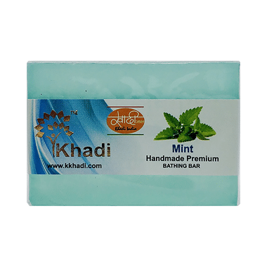 Khadi India Mint Handmade Premium Bathing Bar