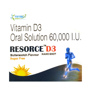 Resorce D3 Nano Shot (5ml Each) Butterscotch Sugar Free