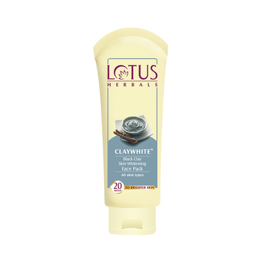 Lotus Herbals Claywhite Black Clay Skin Whitening Face Pack