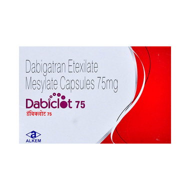 Dabiclot 75mg Capsule