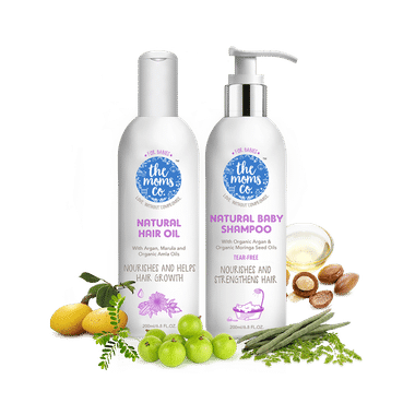 The Moms Co. All Natural Hair Care Essentials For Baby