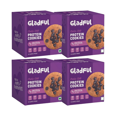 Gladful Protein Cookies (10 Each) Choco Chip