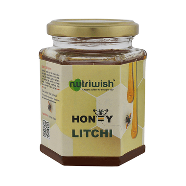 Nutriwish 100% Pure Organic Honey | Flavour Litchi