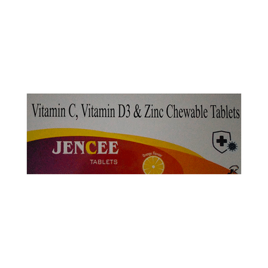 Jencee Chewable Tablet Orange