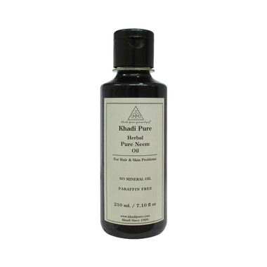 Khadi Pure Herbal Pure Neem Oil No Mineral Oil Paraffin Free