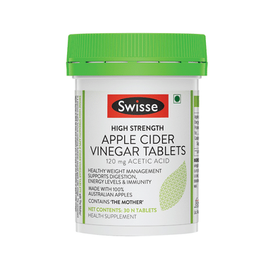 Swisse High Strength Apple Cider Vinegar ACV For Weight Management | Tablet