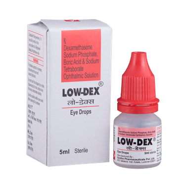 Low-Dex Eye Drops