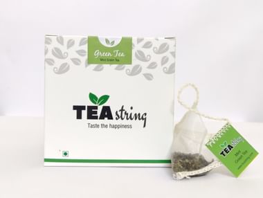 Tea String Mint Green Tea Bag