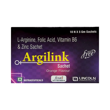 Argilink Sachet Orange Sugar Free