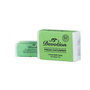 Devotion Herbal Bath Soap Fresh Cucumber