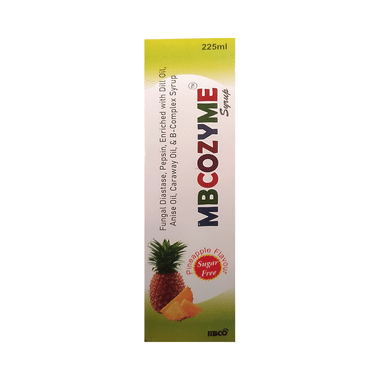 Mbcozyme Syrup Pineapple Sugar Free