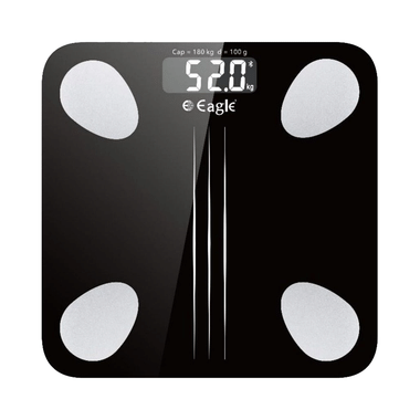 Eagle EEP1001A Smart Connected Electronic Digital Weighing Scale Black