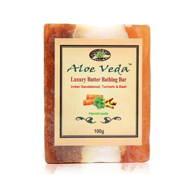 Aloe Veda Indian Sandalwood Turmeric And Basil Luxury Butter Bar