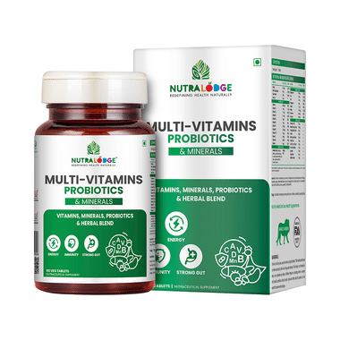 Nutralodge Multi-Vitamins Probiotics & Minerals Veg Tablet