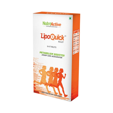 NutroActive Lipoquick Bullet Fat Burner Tablet