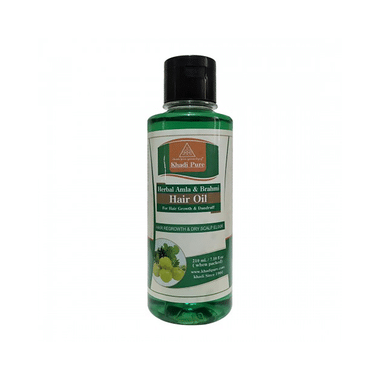 Khadi Pure Herbal Amla & Brahmi Hair Oil Plain