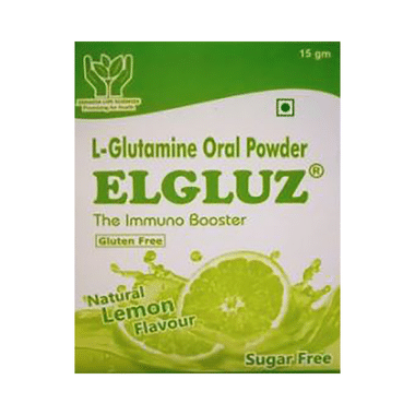 Elgluz Powder Natural Lemon Sugar Free & Gluten Free