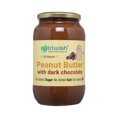 Nutriwish All Natural Peanut Butter With Dark Chocolate